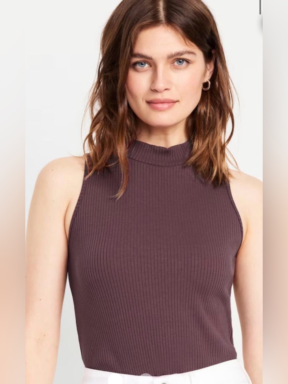 Old Navy Ribbed Mock Neck Tank